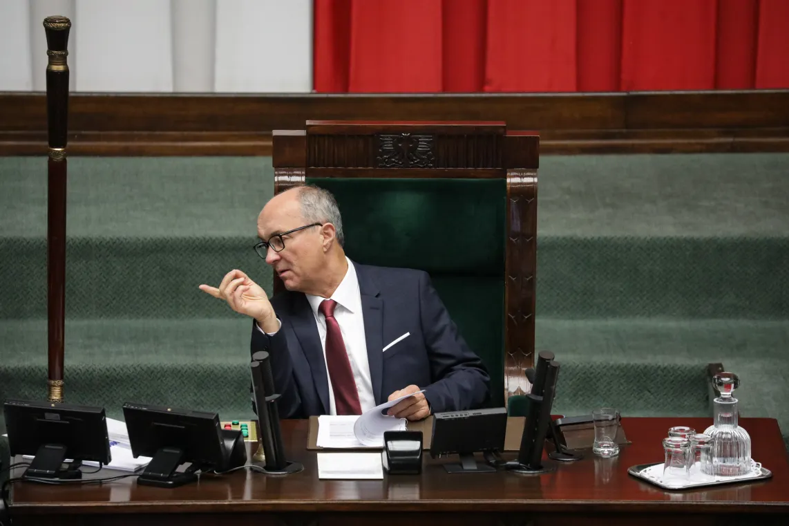 Marszałek Włodzimierz Czarzasty. Fot. PAP/Tomasz Gzell