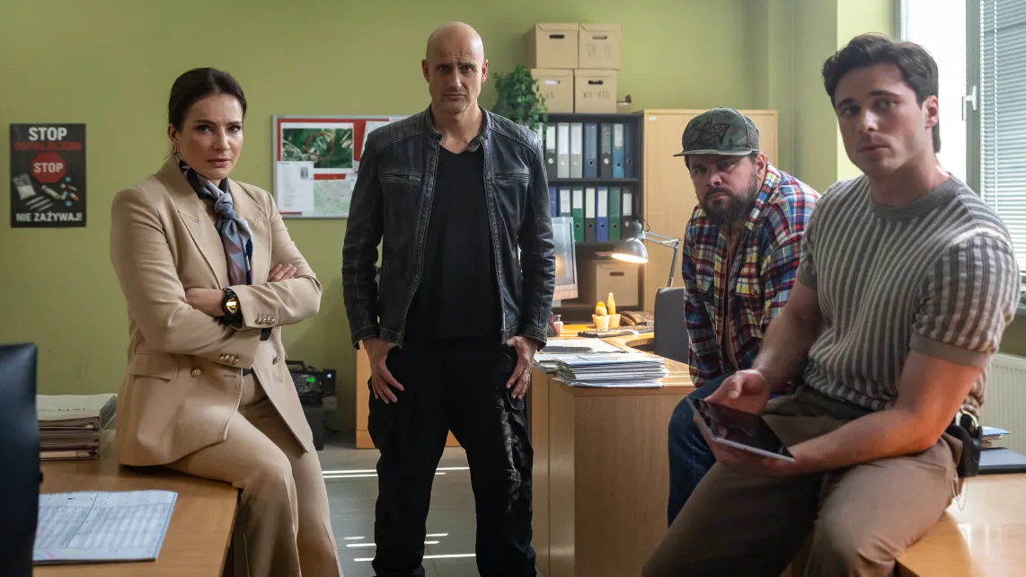 Kadr z serialu "Młode gliny". Fot. Materiały prasowe