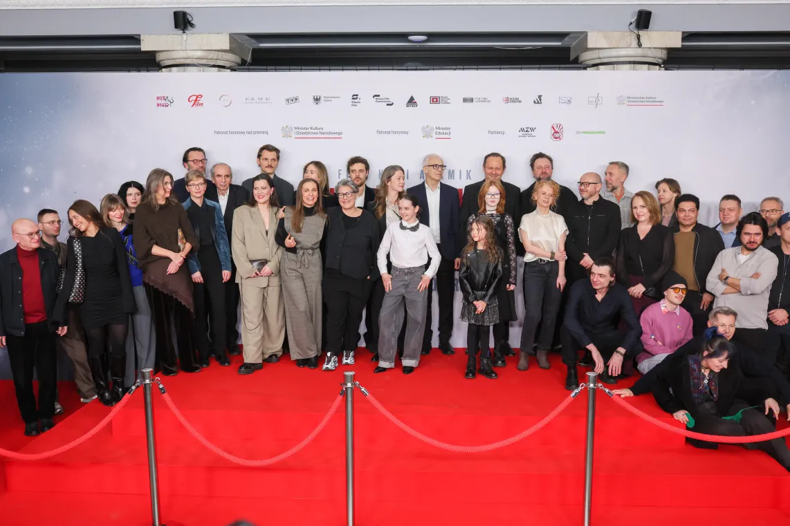 Uroczysta premiera filmu "Zima pod znakiem wrony" w reżyserii Kasi Adamik w Kinotece w Warszawie. Fot. PAP/Leszek Szymański