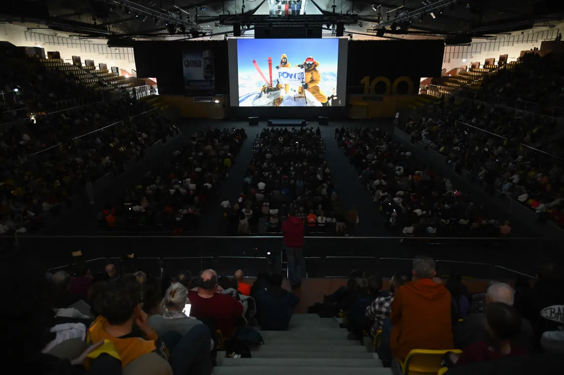 Spotkanie z amerykańskim skialpinistą Jimem Morrisonem w ramach 28. Ogólnopolskiego Spotkania Podróżników, Żeglarzy i Alpinistów w Gdyni Fot. PAP/Andrzej Jackowski