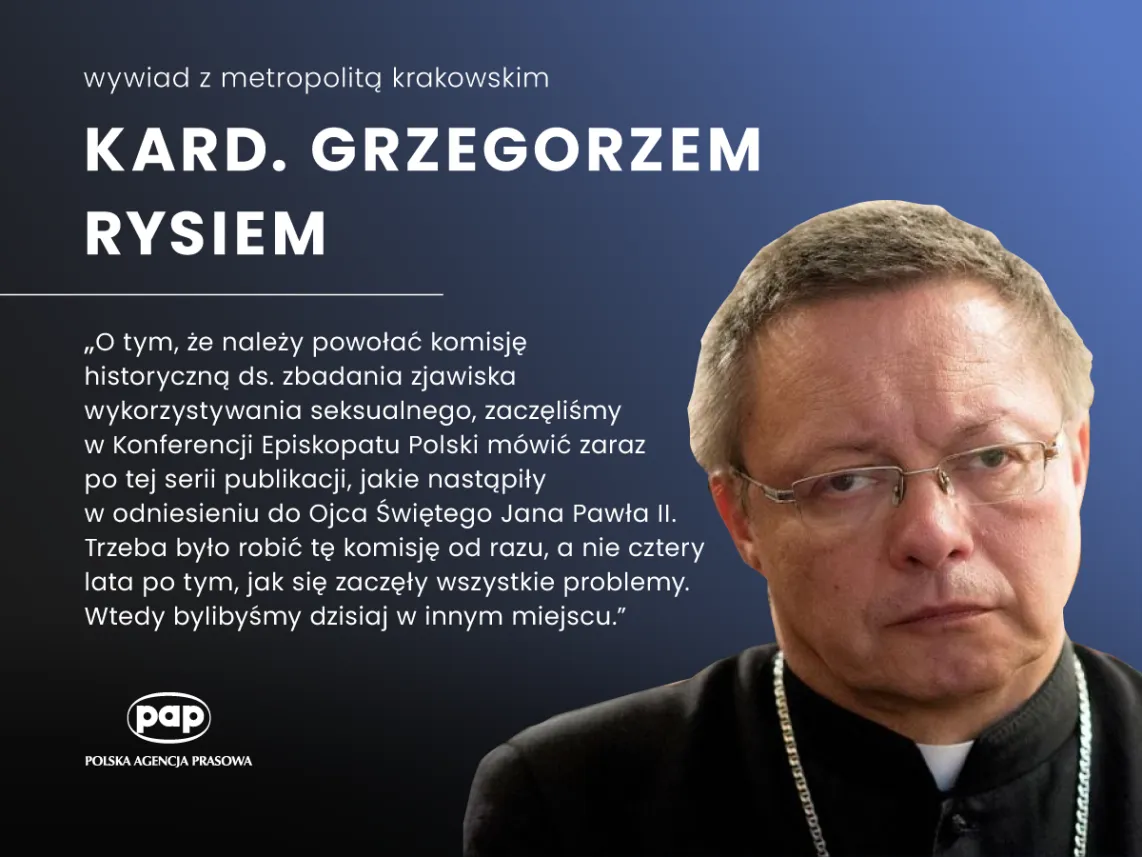 Cytat z wypowiedzi kard. Grzegorza Rysia