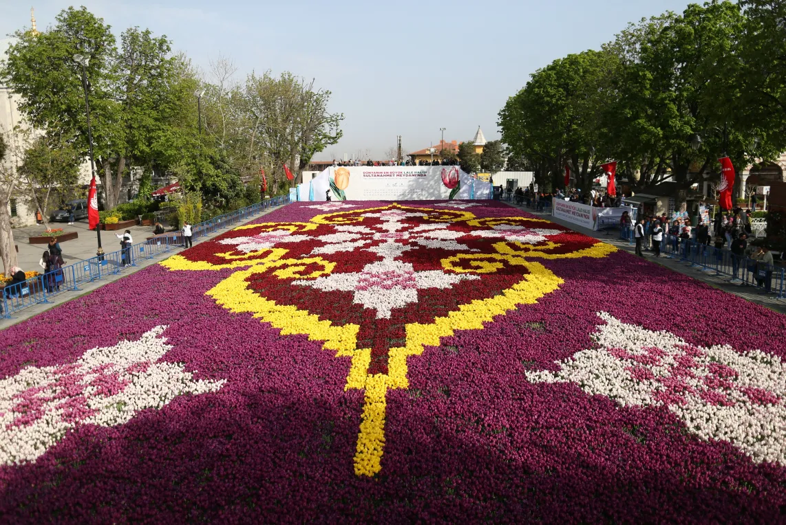 Festiwal tulipanów w Stambule. Fot. PAP/EPA/ERDEM SAHIN
