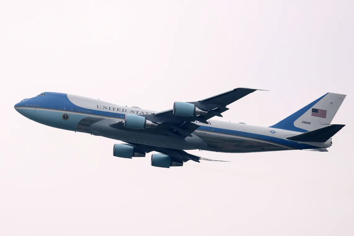 Air Force One. Fot. EPA/WU HAO