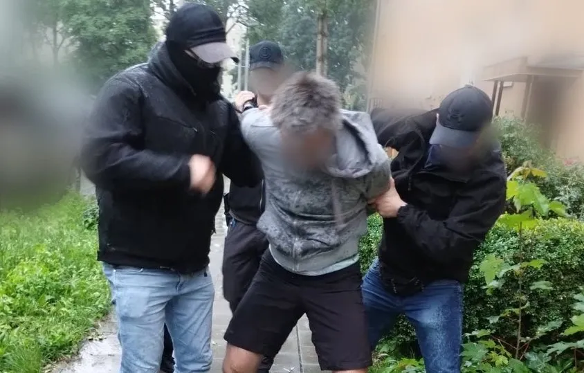 Zatrzymanie podejrzanego o zabójstwo sprzed 15 lat Fot. Pomorska Policja