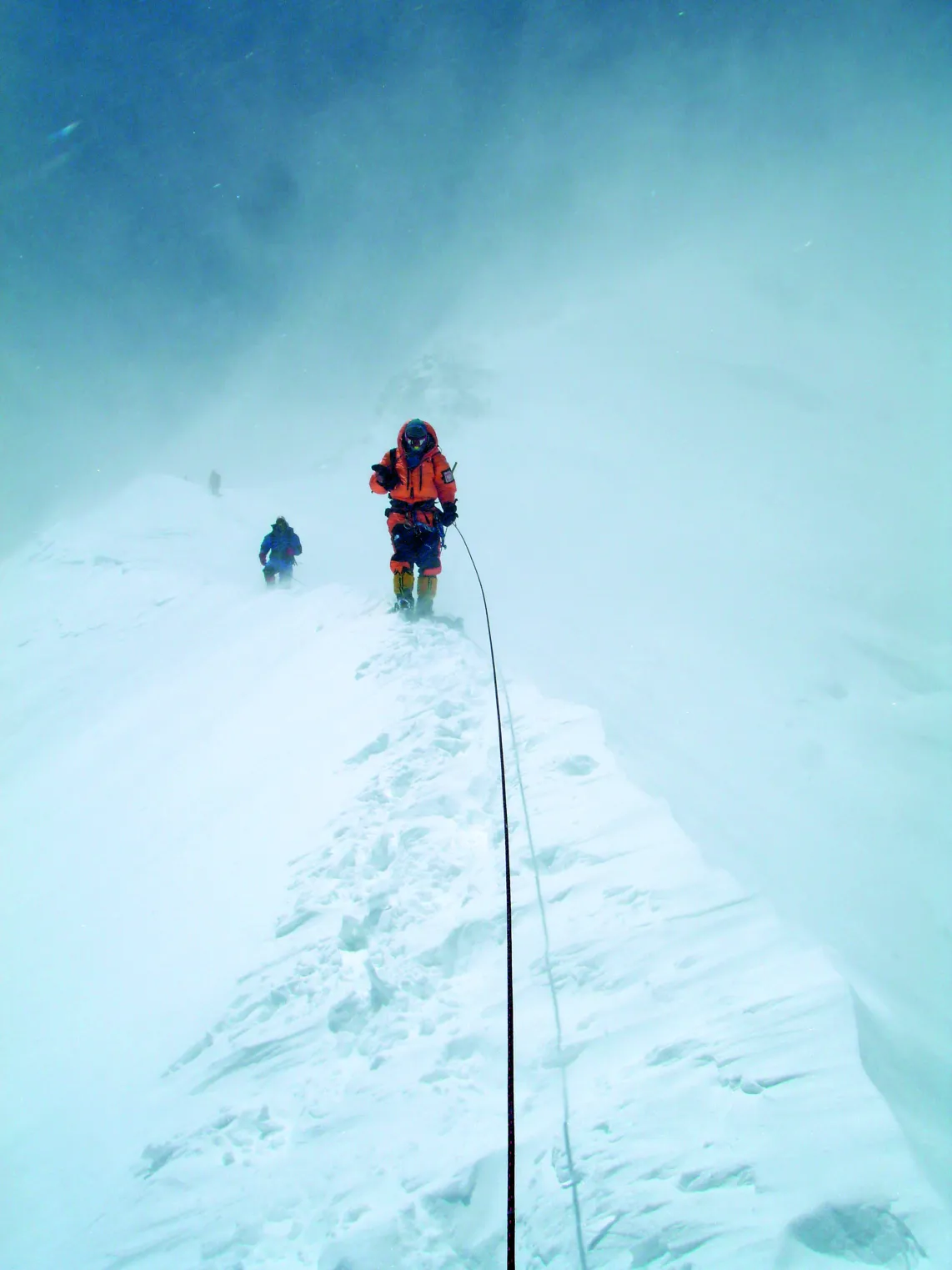 Mount Everest, schodzenie ze szczytu. Fot. Martyna Wojciechowska/materiały prasowe