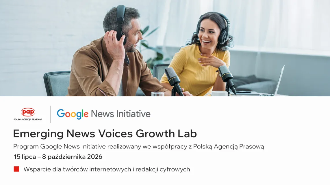 Google i PAP uruchamiają program dla niezależnych mediów i twórców