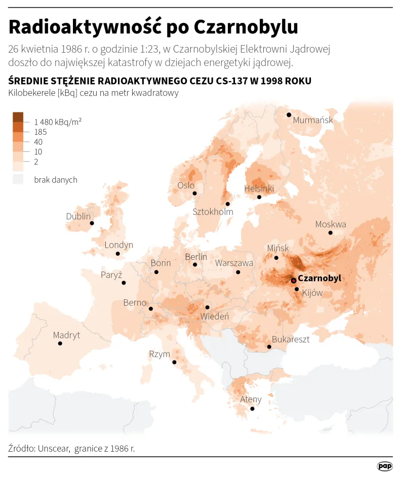 Radioaktywność po Czarnobylu. Autor: Adam Ziemienowicz