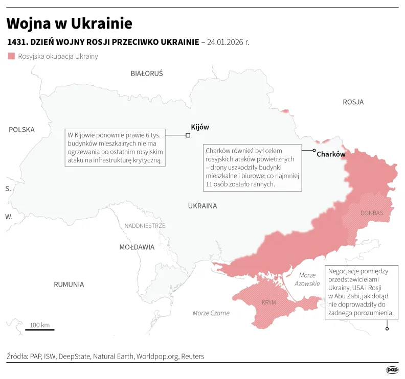 Wojna w Ukrainie. Autor: Maciej Zieliński