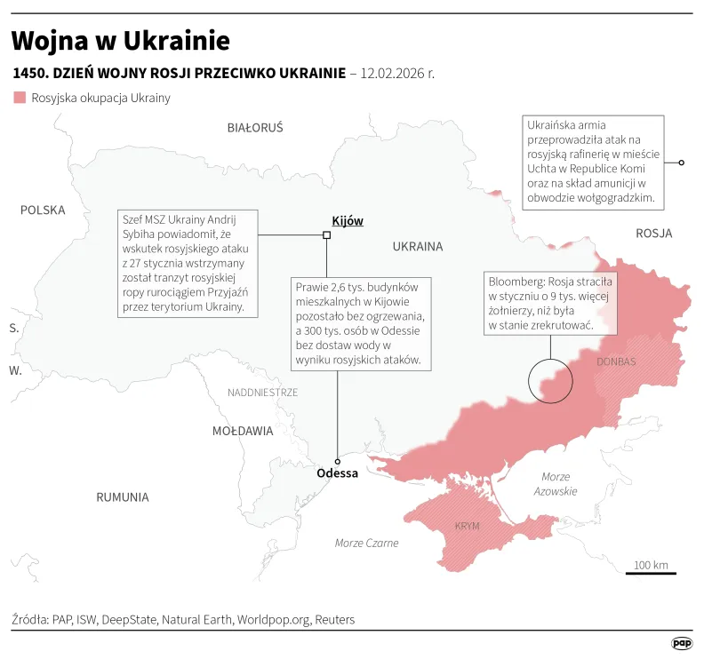 Wojna w Ukrainie. Fot. PAP/Michał Czernek