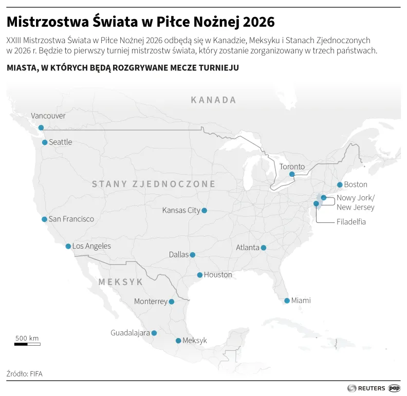 Mistrzostwa Świata w Piłce Nożnej 2026, autorzy: PAP/REUTERS/Maciej Zieliński, Adam Ziemienowicz