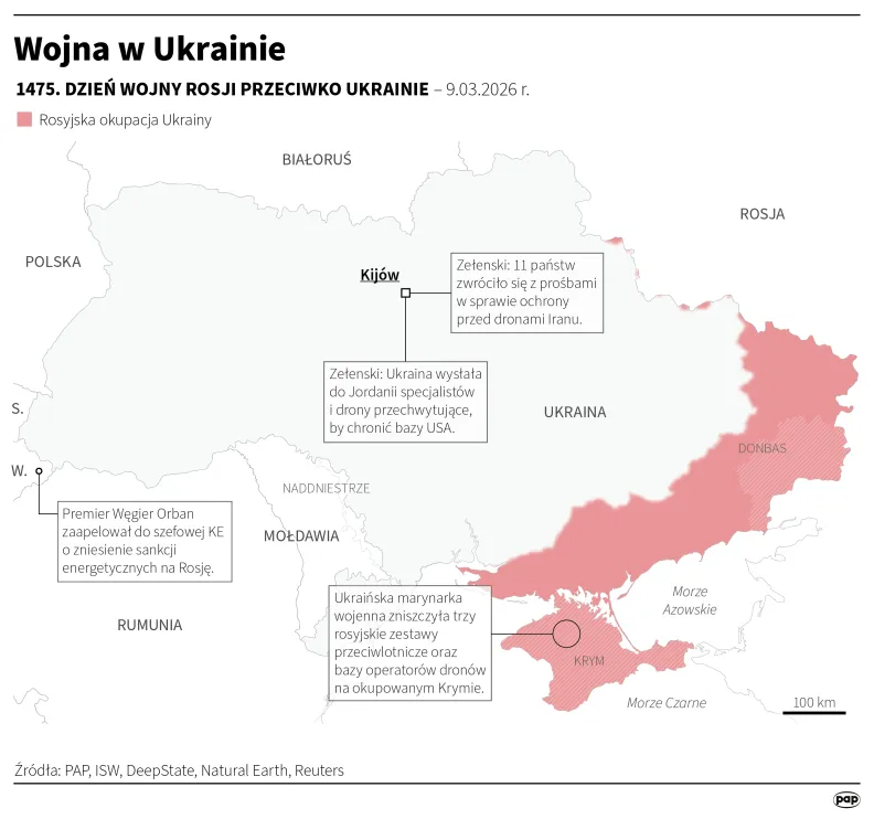 Wojna w Ukrainie. Autor: Michał Czernek
