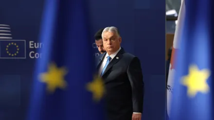 Viktor Orban Fot. PAP/EPA/OLIVIER MATTHYS