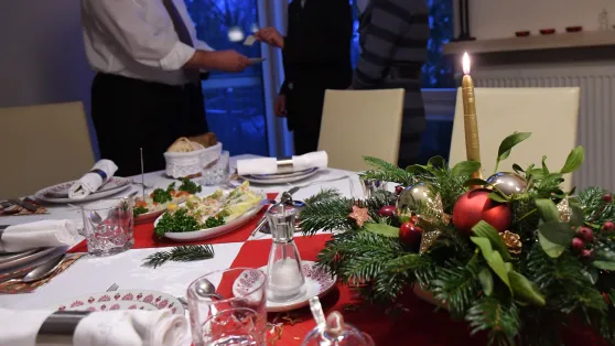Kolacja wigilijna Fot. PAP/Bartłomiej Zborowski