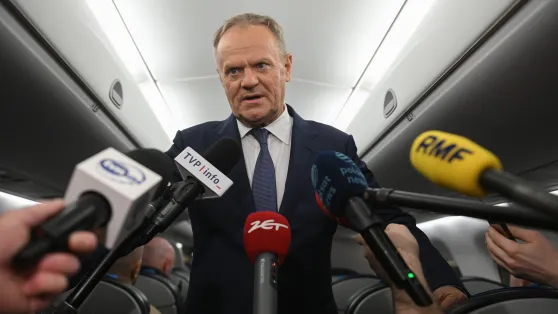 Premier Donald Tusk Fot. PAP/Marcin Obara