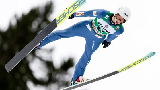 Kacper Tomasiak. Fot. PAP/EPA/PHILIPP SCHMIDLI