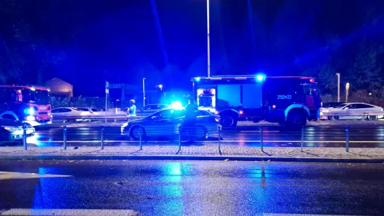 Doszło do zderzenia pięciu pojazdów osobowych. Fot. PAP (zdjęcie ilustracyjne)