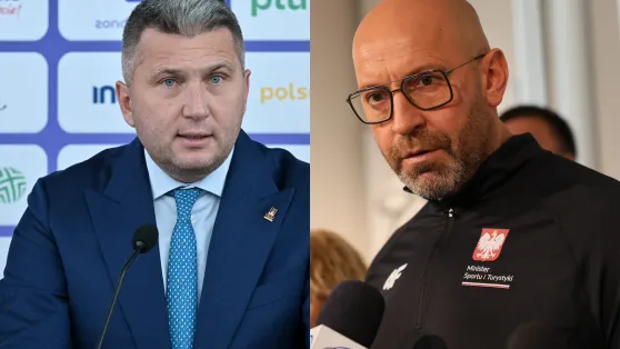 Radosław Piesiewicz i Jakub Rutnicki Fot. PAP/Piotr Nowak/Tomasz Wojtasik