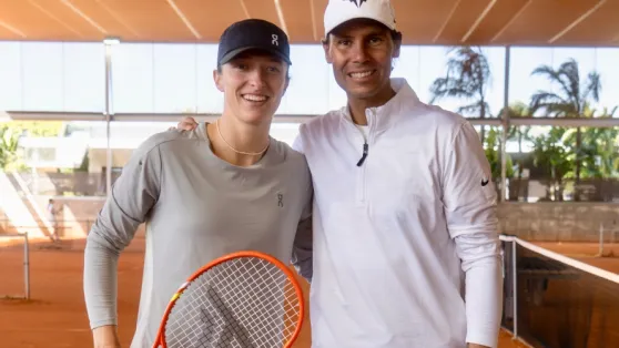 Iga Świątek i Rafael Nadal Fot. Instagram