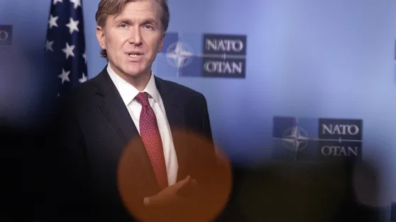 Елбридж Колбі. Fot. PAP/EPA/OLIVIER MATTHYS