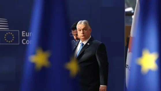 Viktor Orban Fot. PAP/EPA/OLIVIER MATTHYS