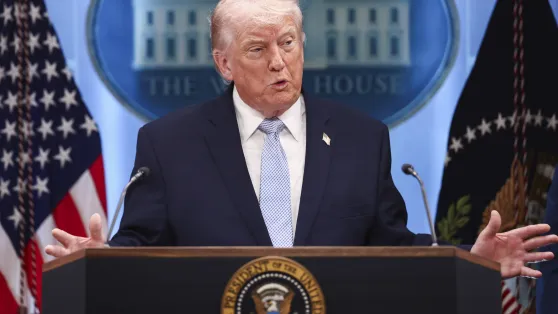 Donald Trump, fot. PAP/EPA/JIM LO SCALZO