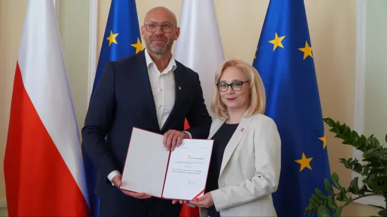 Minister sportu Jakub Rutnicki i nowa wiceministra sportu Żaneta Cwalina-Śliwowska. Fot/X/Ministerstwo Sportu i Turystyki