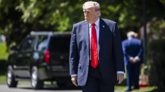 Donald Trump Fot. PAP/EPA/JIM LO SCALZO / POOL