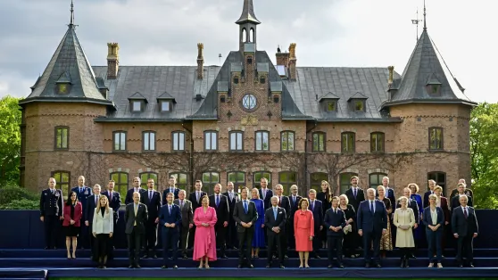 Szwecja. Spotkanie ministrów spraw zagranicznych państw NATO. Fot. PAP/EPA/	JOHAN NILSSON