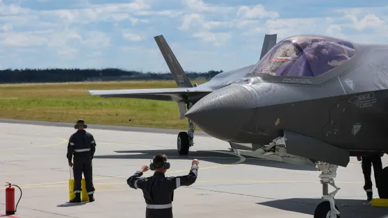 Samoloty F-35. Fot. PAP/Marian Zubrzycki