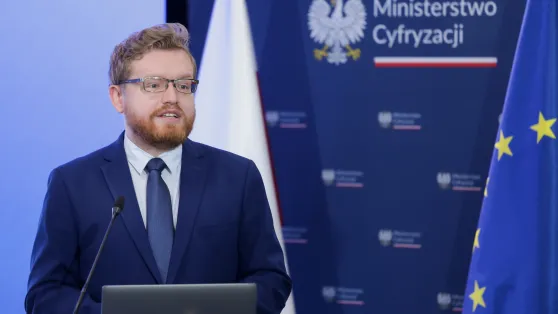 Wiceminister cyfryzacji Dariusz Standerski Fot. PAP/Tomasz Gzell
