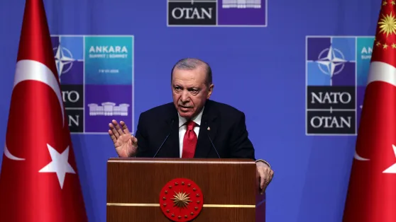Recep Tayyip Erdogan. Fot. EPA/NECATI SAVAS