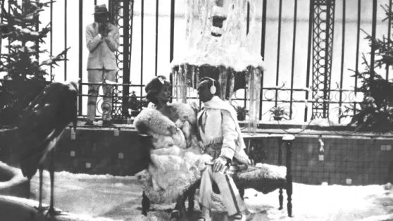 Polska, 1964-09-24. Scena z filmu "Upał" w reż. Kazimierza Kutza. Nz. Barbara Kraftówna (L) i Wiesław Michnikowski (P). Fot. PAP/PAP
