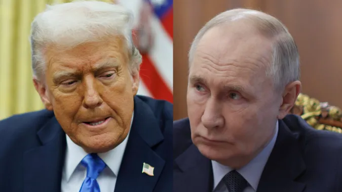 Donald Trump i Vladimir Putin. Fot. PAP/EPA/Aaron Schwartz / POOLGAVRIIL GRIGOROV / SPUTNIK / KREMLIN POOL MANDATORY