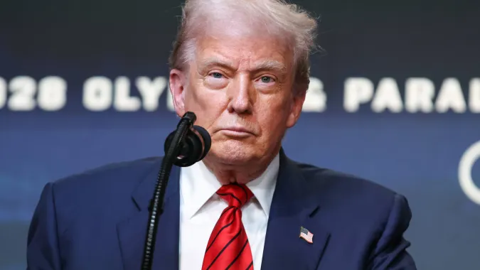 Donald Trump Fot. PAP/EPA/SAMUEL CORUM