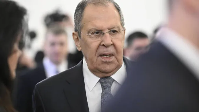  Minister of Foreign Affairs of the Russian Federation Sergey Lavrov. Fot. Fot. PAP/EPA/ALEXANDER NEMENOV 
