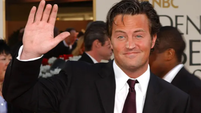 Matthew Perry. Fot. PAP/EPA PHOTO AFPI/LUCY NICHOLSON