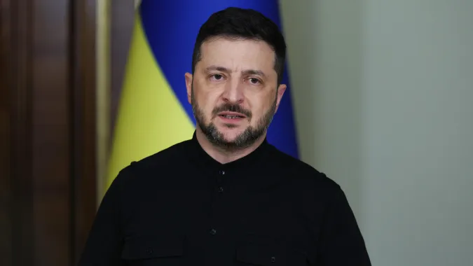 Wołodymyr Zełenski. Fot. PAP/Viktor Kovalchuk