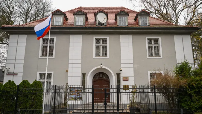 Siedziba konsulatu Federacji Rosyjskiej w Gdańsku. Fot. PAP/Adam Warżawa