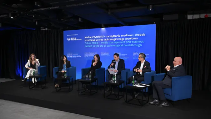 Panel „Media Przyszłości”. Fot. PAP/Marcin Obara
