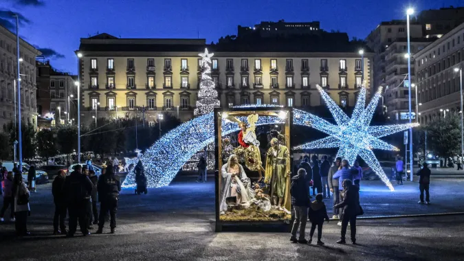 Szopka w Neapolu Fot. PAP/EPA/CIRO FUSCO