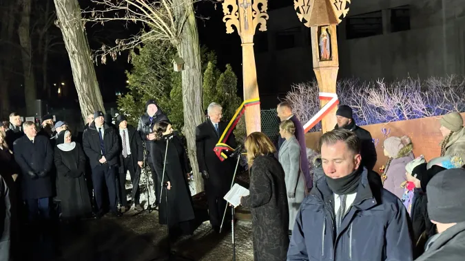 Nauseda: od dziś będziemy mieli kolejne miejsce pamięci artysty w Polsce. Fot. Agnieszka Jędrzak/X