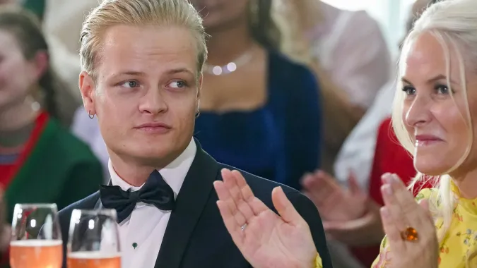 Marius Borg Høiby i norweska księżna Mette-Marit, fot. PAP/EPA/NTB/Lise Aserud