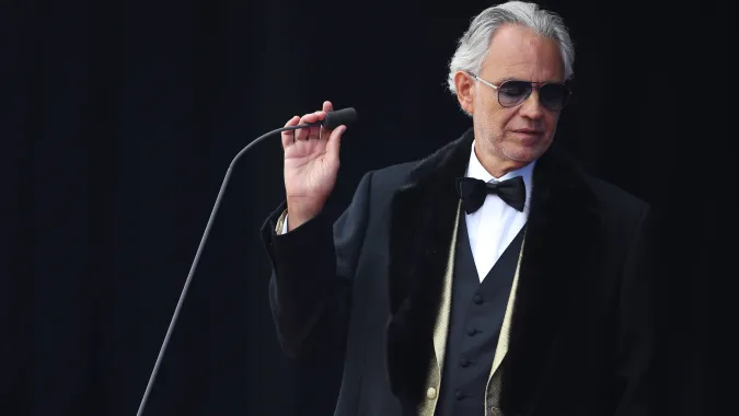 Andrea Bocelli Fot. PAP/EPA/ADAM VAUGHAN