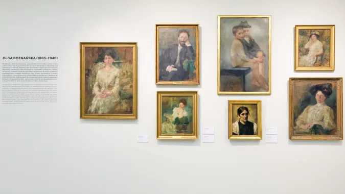 Prezentacja wystawy pt. "Poznańska Boznańska" w Muzeum Narodowym w Poznaniu. Fot. PAP/Marek Zakrzewski