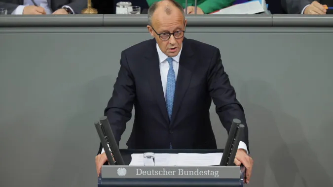 Friedrich Merz Fot. PAP/EPA/HANNIBAL HANSCHKE