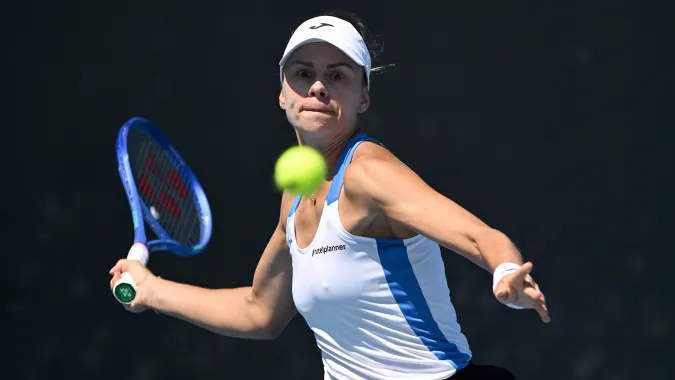 Magda Linette. Fot. EPA/LUKAS COCH