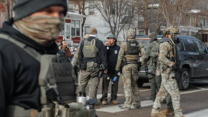 Patrol ICE. Zdj. Ilustracyjne. Fot. PAP/ EPA/OLGA FEDOROVA