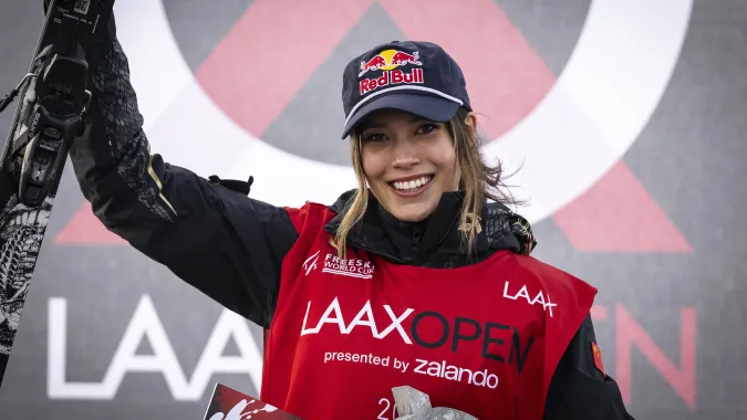 Narciarka Eileen Gu. Fot. PAP/EPA/ANDREAS BECKER