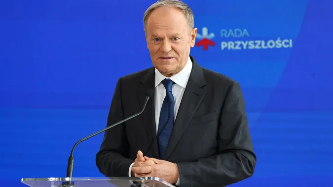 Premier Donald Tusk Fot. PAP/Albert Zawada