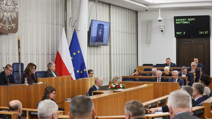 Posiedzenie Senatu Fot. PAP/Leszek Szymański